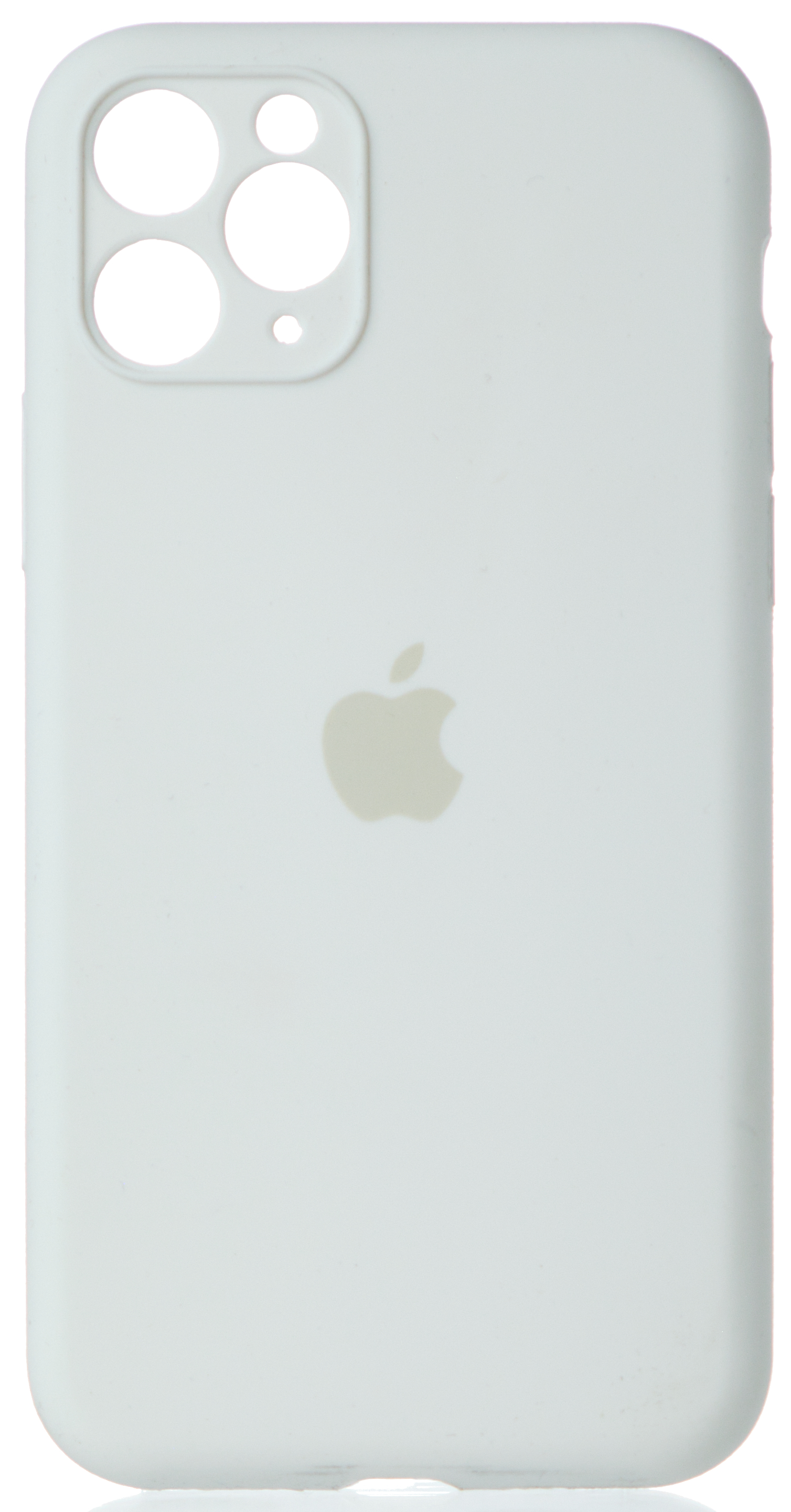 Чехол Silicone Case полная защита для iPhone 11 Pro белый в Тюмени